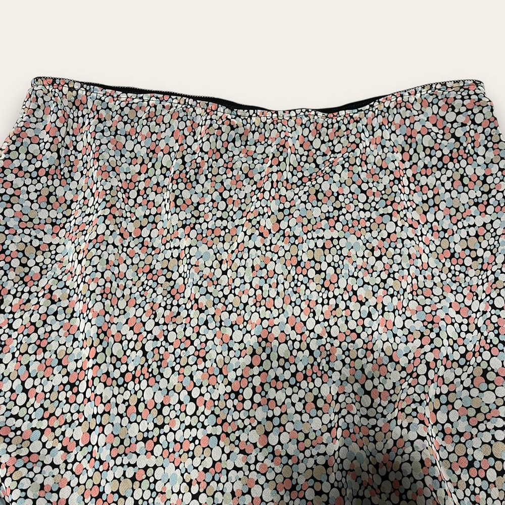 Y2K Polka Dot Midi Skirt East 5th Size 14 Twee Retro Downtown Girl - Picture 4 of 6